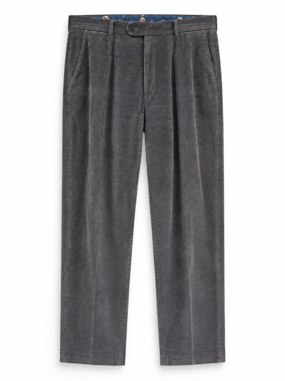 Ralph Lauren Men's Corduroy Cotton Pants Dark Grey/Charcoal (Size 34 W x 32 L)